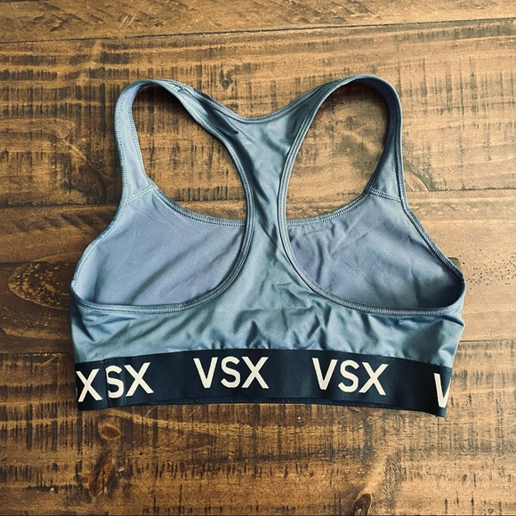 New VSX Victoria’s Secret The Player Sports Bra Dark Gray Size Large - Picture 7 of 7